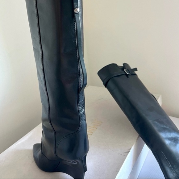 Jimmy Choo Sleek Black Over the Knee Boots - Picture 2 of 10